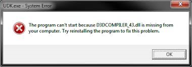 d3dcompiler_43.dll скачать для Windows 7, 8, 10. Как исправить ошибку d3dcompiler_43.dll.