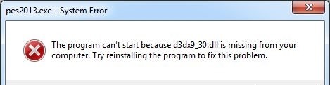 d3dx9_30.dll скачать для Windows 7, 8, 10. Как исправить ошибку d3dx9_30.dll.