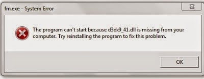 d3dx9_41.dll скачать для Windows 7, 8, 10. Как исправить ошибку d3dx9_41.dll.